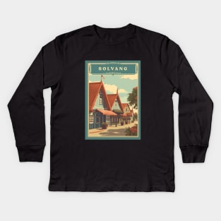 Solvang, California Kids Long Sleeve T-Shirt